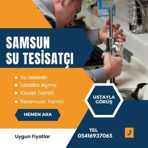 İlkadım Bahçelievler Su Tesisatçı